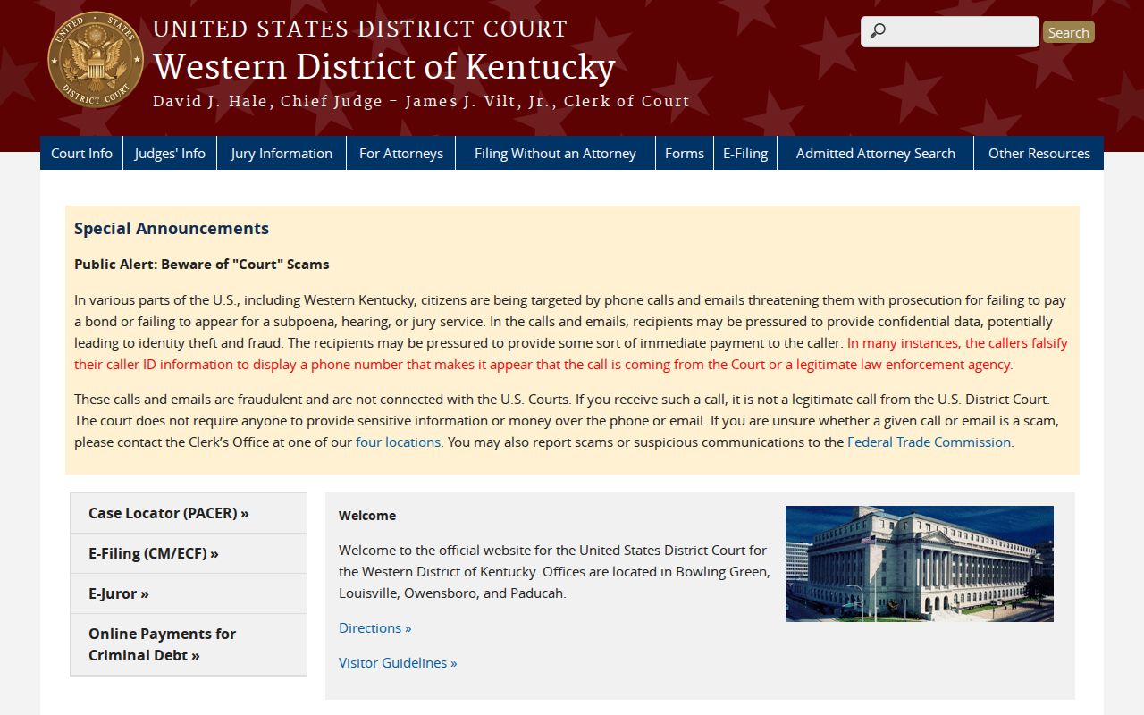 Union County federal criminal case court source